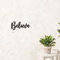 Believe Metal Wall Art