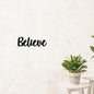 Believe Metal Wall Art