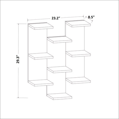 Texas Floating Wall Shelf