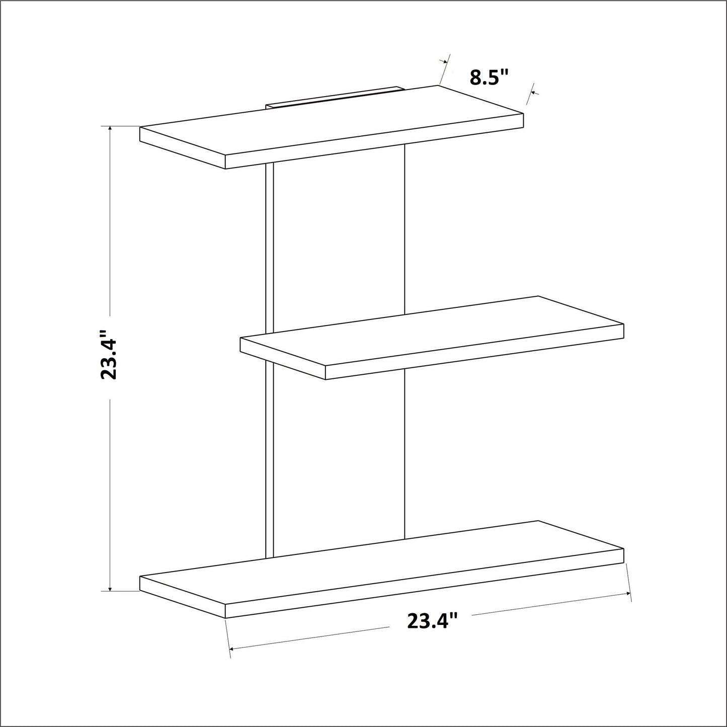 Walker Floating Wall Shelf