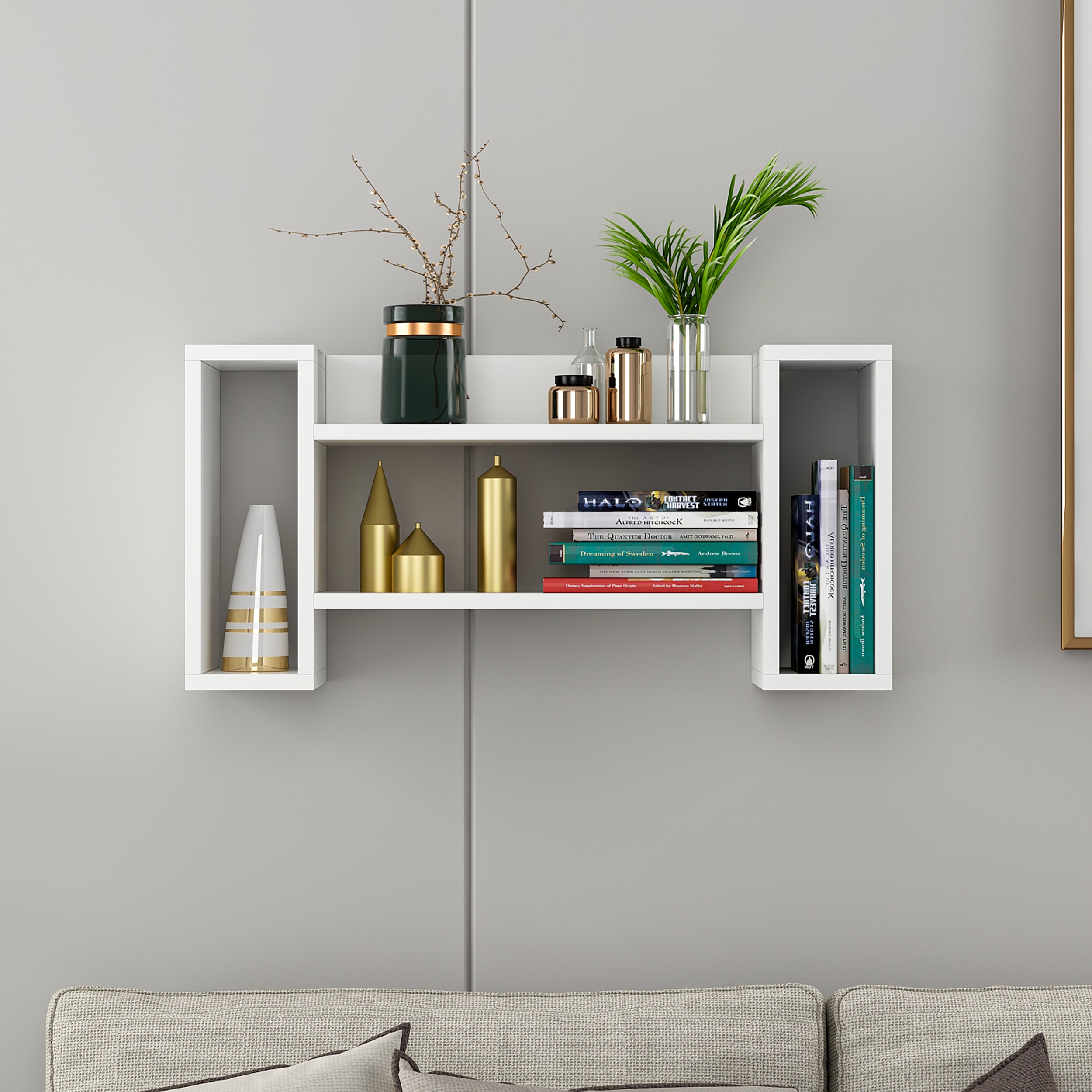 Floating Wall Shelving Floating Wall Shelf Wall Mounted Bookcase