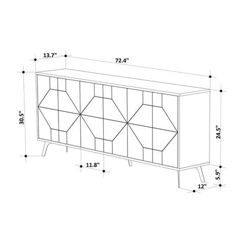 Delacorte Console