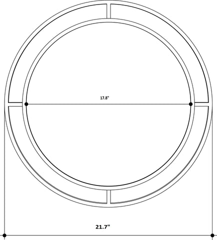 Oketo Accent Mirror