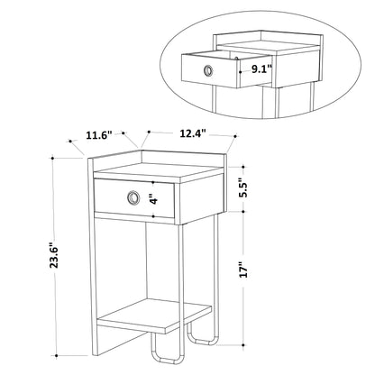 Polk Nightstand Right