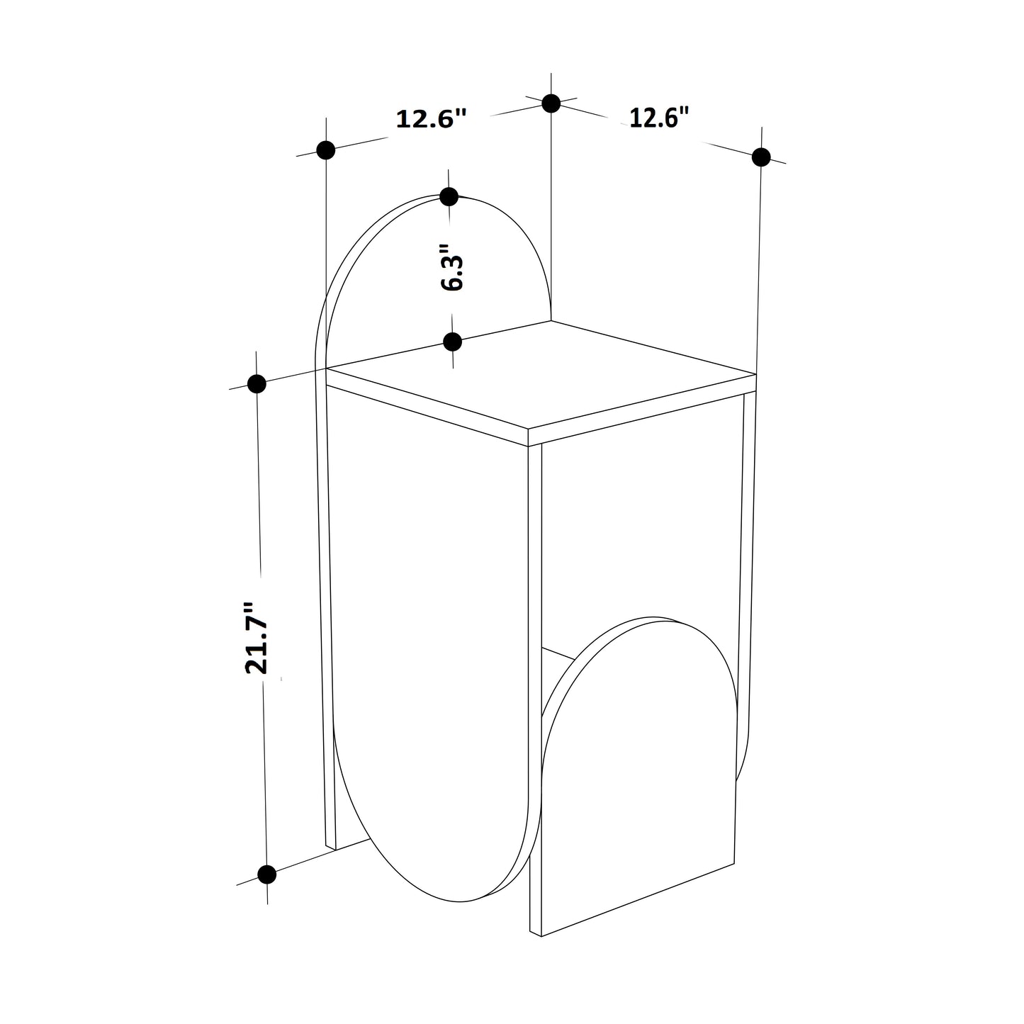 Clover Night Stand