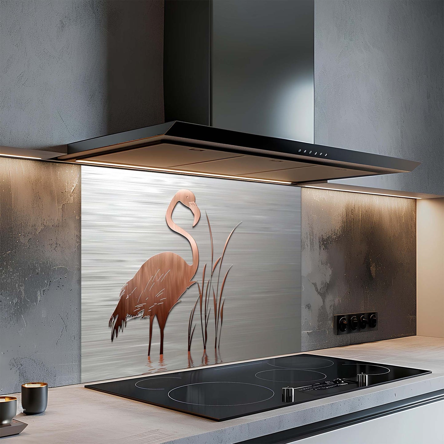 Tempered Glass Backsplash for Kitchen – Flamingo Glass Splashback