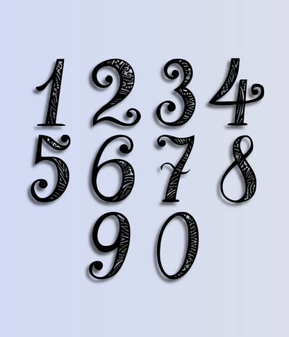 Henna House Numbers