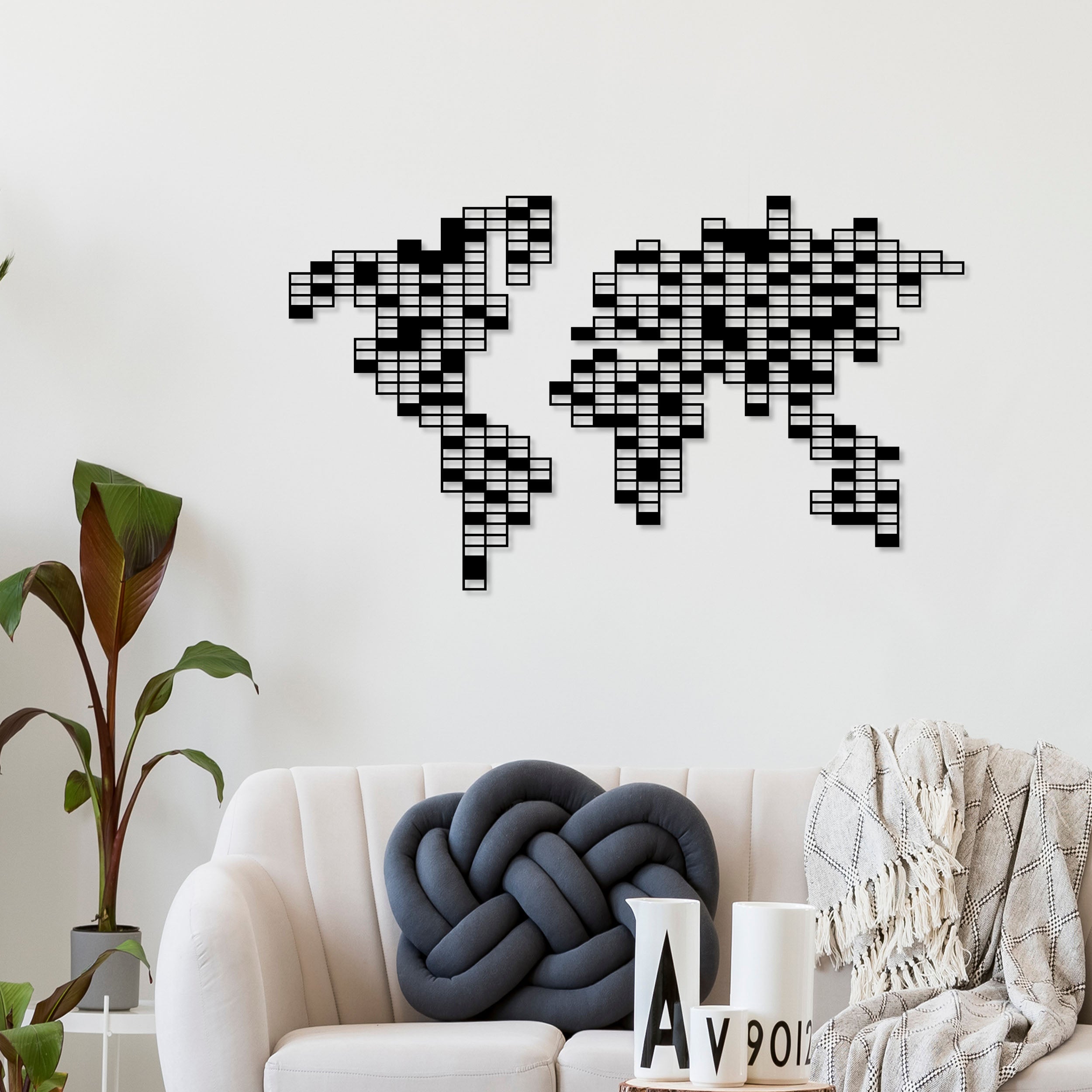 Pixel Metal Wall Art - Bosfori